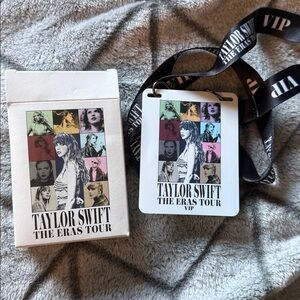 Taylor Swift The Eras Tour VIP Laminate Necklace Lanyard Light Up